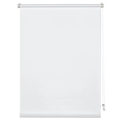 Afbeelding van Deco Company Rolgordijn om te klemmen, voor daglicht, ondoorzichtig, alle montageonderdelen inbegrepen, wit, 90 x 210 cm (BxH)