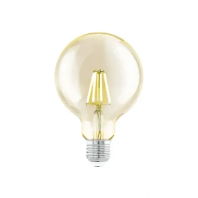Afbeelding van Eglo Vintage LED Kooldraadlamp Ø 9,5 cm E27 Amberkleurig