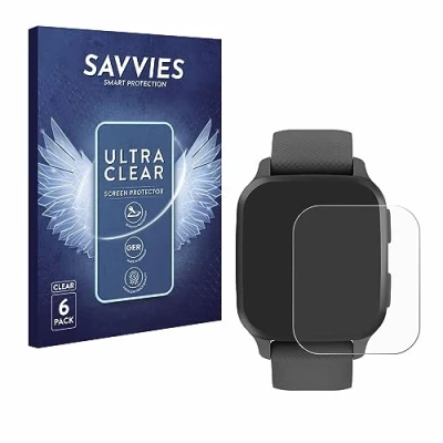 Afbeelding van Savvies (6 Stuks) Schermbeschermer voor Garmin Venu Sq 2 / Music Screen Protector Ultra Transparant