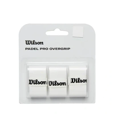 Afbeelding van Wilson Padel Pro Overgrip, Wit, 3 Pack, WR8416301001