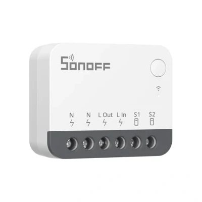 Afbeelding van SONOFF ZBMINIR2 Zigbee Smart Switch (neutrale draad vereist)