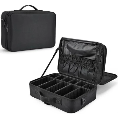 Afbeelding van DD® Schmink Koffer Schminkset Duurzaam 40x29x12cm Zwart