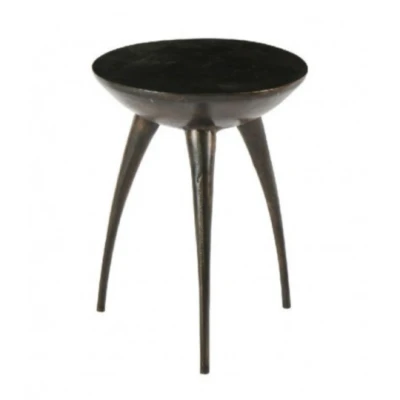 Afbeelding van Starfurn Elze salontafel ø38 cm zwart Aluminium