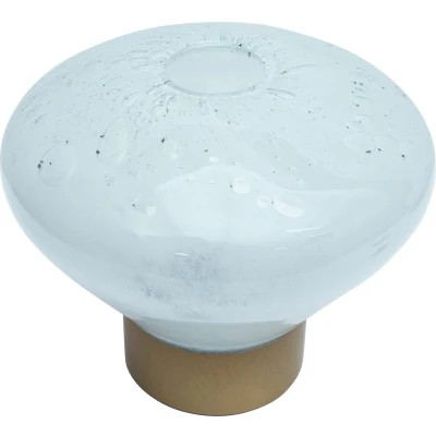 Afbeelding van PTMD Redina Tafellamp 20 x 17 cm Glas Wit