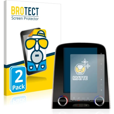 Afbeelding van BROTECT (2 Stuks) Antireflecterende Beschermfolie voor Renault Scenic R Link 2 8.7&quot; Anti Glare Screen Protector, Mat, Ontspiegelend