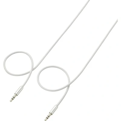 Afbeelding van SpeaKa Professional SP 7870080 Jackplug Audio Aansluitkabel [1x male 3,5 mm 1x mm] 0.50 m Wit SuperSoft mantel