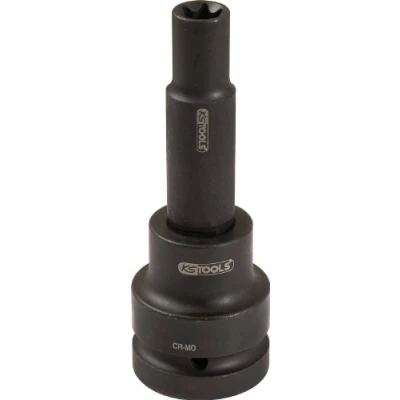 Afbeelding van KS Tools 450.0452 3/4&quot; Bit dopsleutel Torx E, kracht, lang, E20