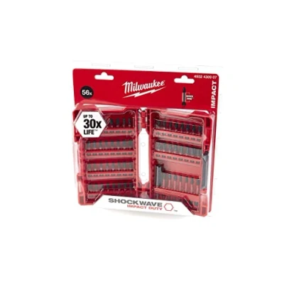 Afbeelding van Milwaukee Schroefbits set 56 delig shockwave