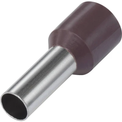 Afbeelding van TRU COMPONENTS 1091300 Adereindhulzen 6 mm² Deels geïsoleerd Zwart 100 stuk(s)