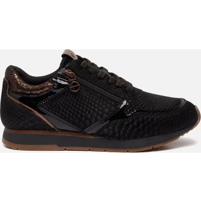 Afbeelding van Tamaris Sneakers zwart Imitatieleer Dames Maat 40
