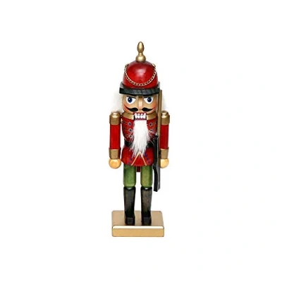 Afbeelding van Dekohelden24 Prachtige notenkraker soldaat, rood, ca. 26 cm