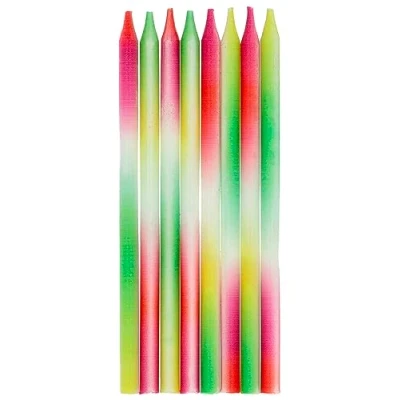 Afbeelding van Folat Kaarsjes neon delight 10 cm (24 stuks)