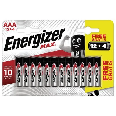 Afbeelding van Batterij Max AAA/LR03 Set van 12 + 4 Energizer