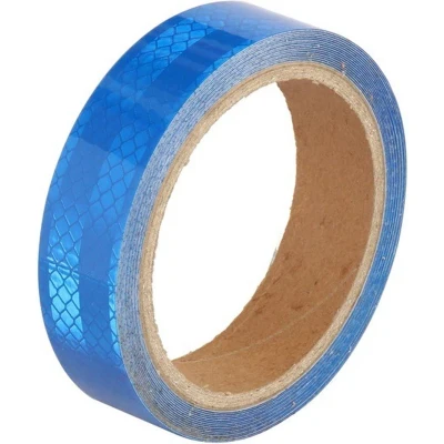 Afbeelding van Reflecterende tape BLAUW 10 meter 25mm