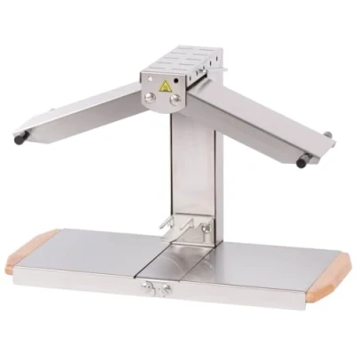 Afbeelding van Louis Tellier Racletteapparaat Brézière® Signature roestvrij staal grootte geschikt voor 1/4 of 1/6 van Meule 1 4 personen instelbare hellingen opvouwbaar veiligheidsschakelaar 230V