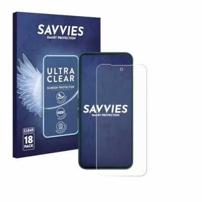 Afbeelding van Savvies Screenprotector voor Fairphone 6 Folie Beschermfolie transparant (18 Stuks)