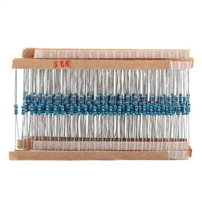 Afbeelding van YWBL WH Metaalfilmweerstanden 1280 stuks 64 waarden 1 10M Ohm 1/4W Assortiment Component Kit Weerstand