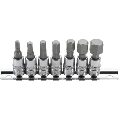 Afbeelding van BGS Dopsleutelbitset, 6,3 mm (1/4&quot;), INBUS 4 12 mm, 7 delig