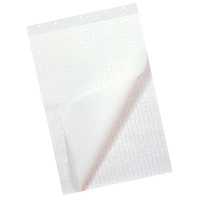 Afbeelding van Flipoverpapier Qbasic 65x95cm 40 vel ongevouwen