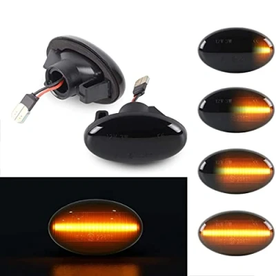 Afbeelding van OZ LAMPE Zijknipperlichten voor Mercedes Benz Smart W450 W452 Klasse W168 Citan W415 Vito W639 W447 Dynamische led knipperlichten zijlichten positie repeater indicator rooklens