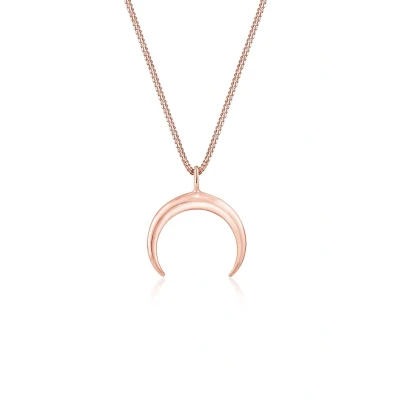 Afbeelding van Elli Dames Halsketting Halve Maan Astro Blogger in 925 Sterling Zilver