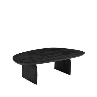 Afbeelding van Label51 Cooper salontafel zwart mangohout Hout