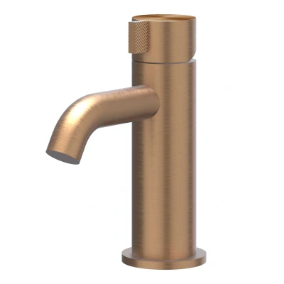 Afbeelding van IVY Tribe wastafelkraan S model Geborsteld Mat Koper PVD Minimalistisch design