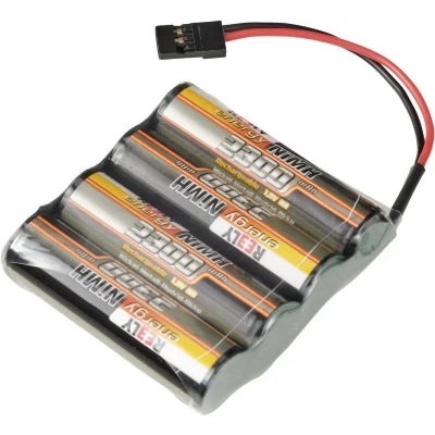 Afbeelding van Reely NiMH accupack 4.8 V 2300 Ah Aantal cellen: 4 AA (penlite) Side by JR bus