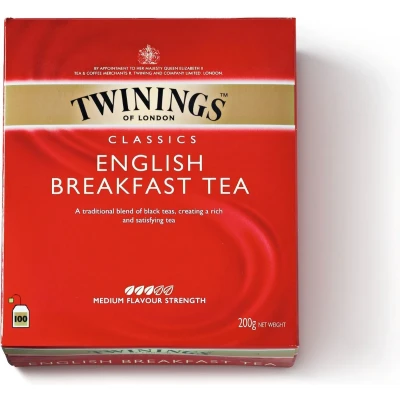 Afbeelding van Twinings English Breakfast Tag, 100 stuks