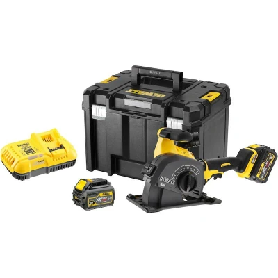 Afbeelding van DeWalt DCG200T2 Sleuvenfrees 54V XR FlexVolt 125mm 2x 6.0Ah accu&quot;;s en snellader QW