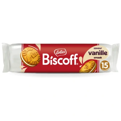 Afbeelding van Lotus Biscoff Speculoos Sandwich Vanille 150g