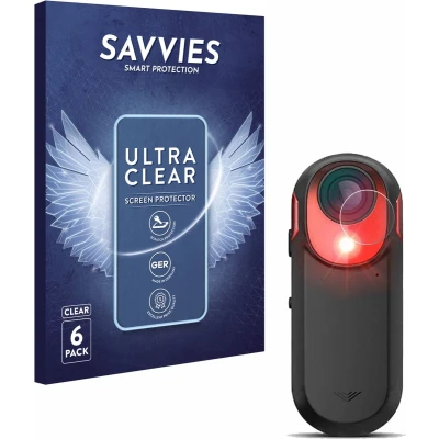 Afbeelding van Savvies Screenprotector voor Garmin Varia RCT 715 Folie Beschermfolie transparant (6 Stuks)
