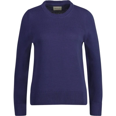 Afbeelding van GANT Klassieke katoenen C hals, Marineblauw (Dusty Navy), L
