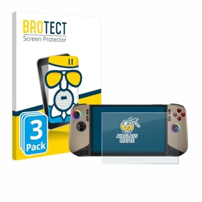 Afbeelding van BROTECT Antireflecterende Glas Screen Protector Mat voor MSI Claw 8 AI+ (3 Stuks) Schermbeschermer [Beschermglas Folie niet Gehard Glas]