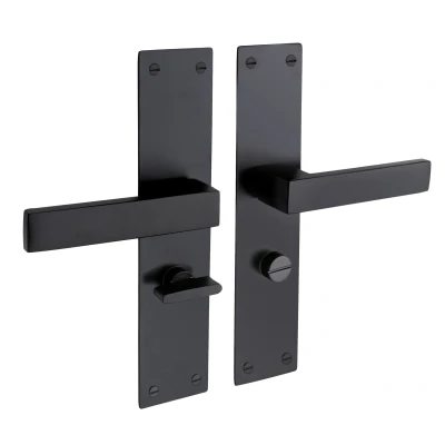 Afbeelding van Nova op schild in zwart en WC slot