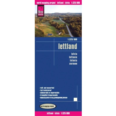 Afbeelding van Reise Know How Landkarte Lettland 1 : 325 000