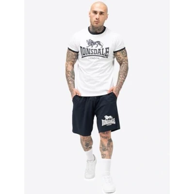 Afbeelding van Lonsdale SET Normale Passform Maist Trainingsbroek, Heren, Maat: Small, White dark navy