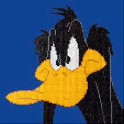 Afbeelding van Diamond DOTZ Daffy Duck Painting 32x32 cm