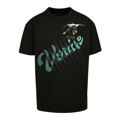 Afbeelding van Upscale by Mister TEE Venice Oversize Tshirt print, Heren, Maat: Medium, Black