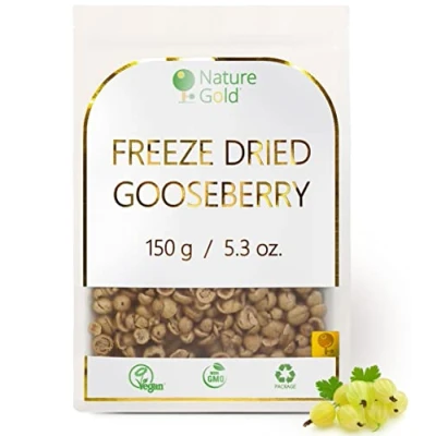 Afbeelding van Gooseberry Freeze Dried Slices 150g 5.3oz 100% Natural &amp; Vegan No GMO ...The Best Quality of Food * …