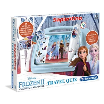 Afbeelding van Clementoni Puzzel Game Travel Quiz Frozen 2 veelkleurig