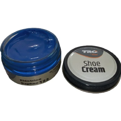 Afbeelding van TRG schoencrème met bijenwas electric blauw 50 ml