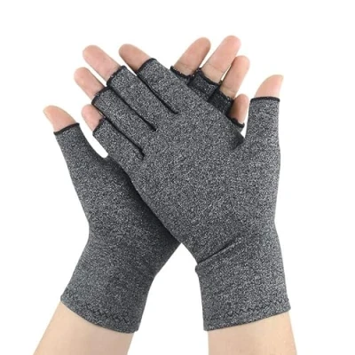 Afbeelding van INF Artritis Handschoenen, Compressie Handschoenen Anti, zorgen voor verlichting van artritische gewrichtspijnsymptomen (Grijs, M)