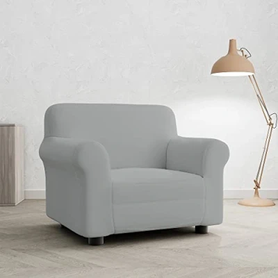 Afbeelding van Sogni e capricci CD PR GRIGIO CHIARO 1P &quot;Pretty&quot; bankhoes, lichtgrijs, 1 plaats