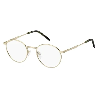 Afbeelding van Tommy Hilfiger Uomo TH 1986 CGS Montature da vista Acciaio Oro chiaro Rotonda