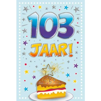 Afbeelding van Kaart That funny age 103 jaar AT1052
