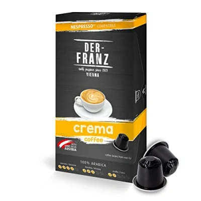 Afbeelding van Der Franz Nespresso compatibele Koffiecapsules, 1 x 10 Crema