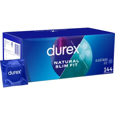 Afbeelding van Durex Natural Slim Fit Condooms 144 stuks
