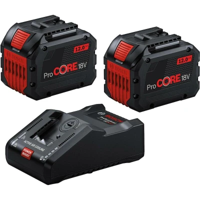 Afbeelding van Bosch Blauw 2 x ProCORE18V 12.0Ah + 1 GAL 18V 160 Accuset 1600A02T5W