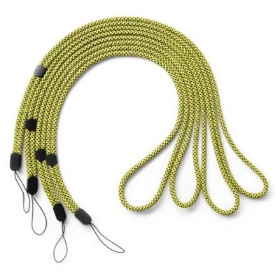 Afbeelding van trage.band® lange verstelbare draagband/omhangband, 4 stuks zwart geel